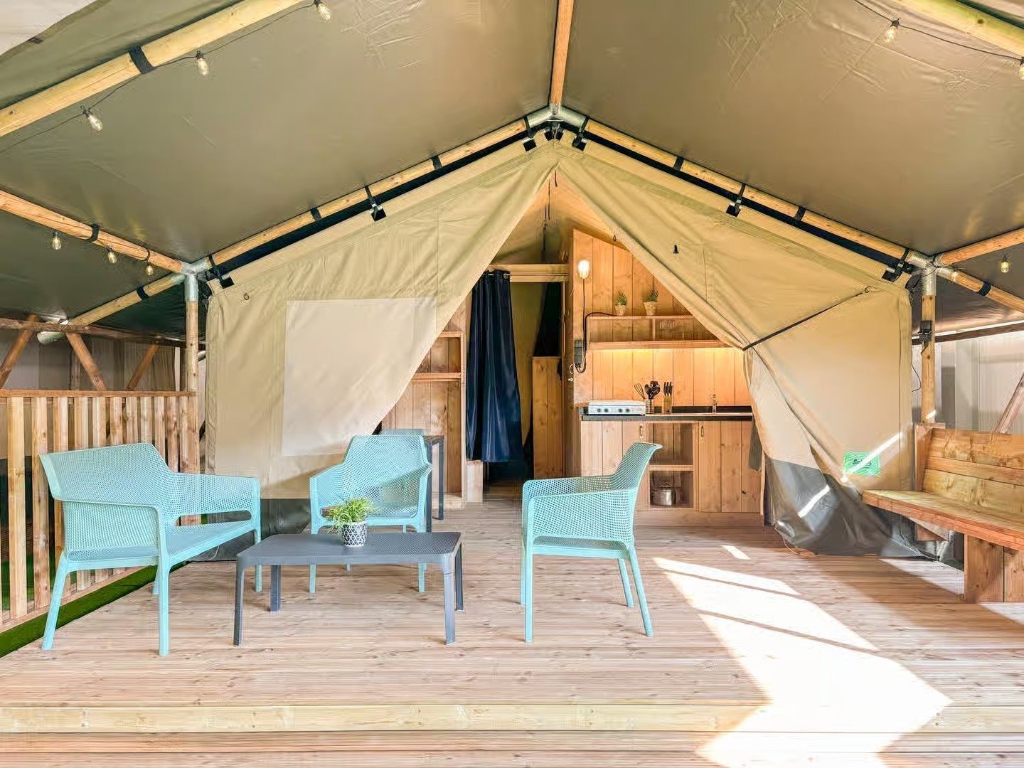 Komfortabel übernachten in der Natur