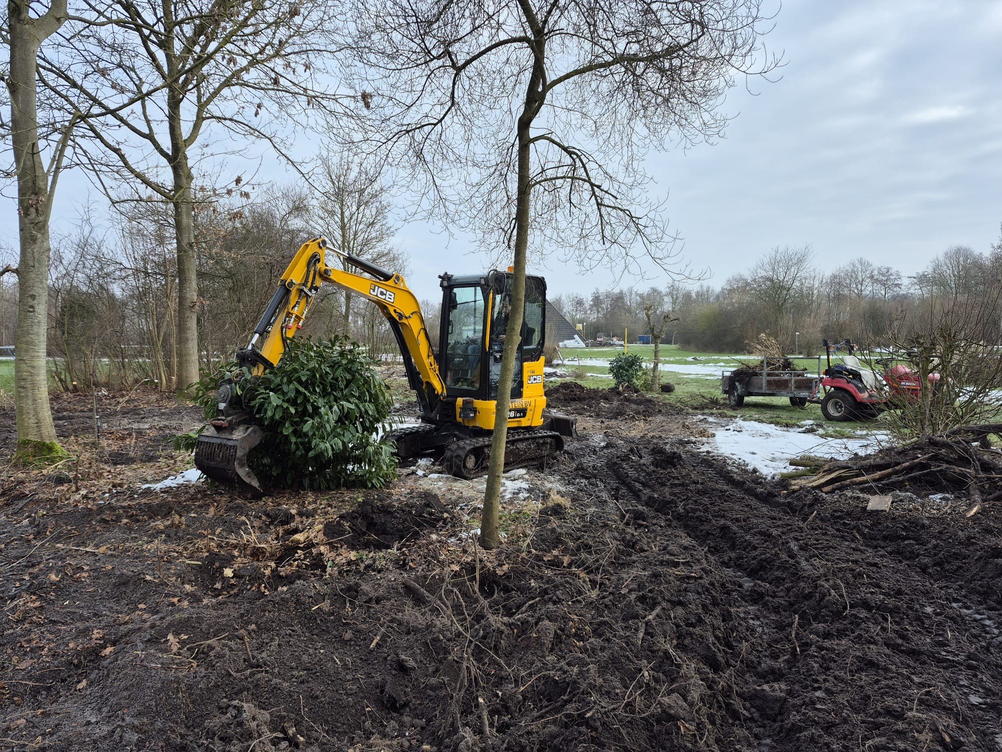 Die Arbeiten sind in vollem Gange!